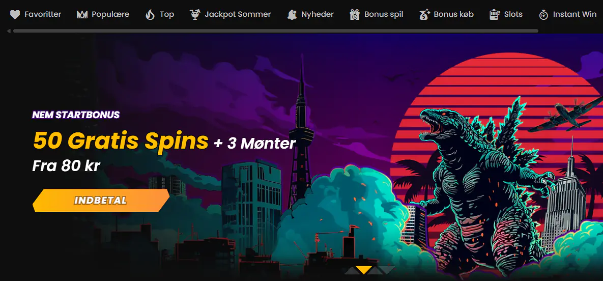 Kampagne med 50 free spins hos Wild Tokyo Casino