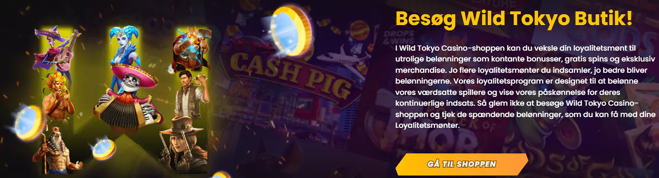 Møntbutikken med free spins-pakker
